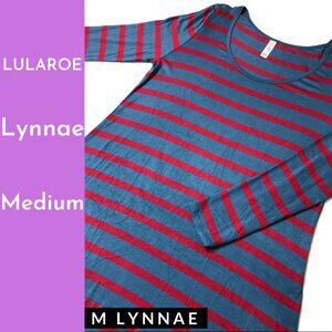 LuLaroe Lyanne Stripe Top M
